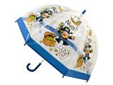 UBB00000-16: PVC Clear Dome Umbrella Pirate
